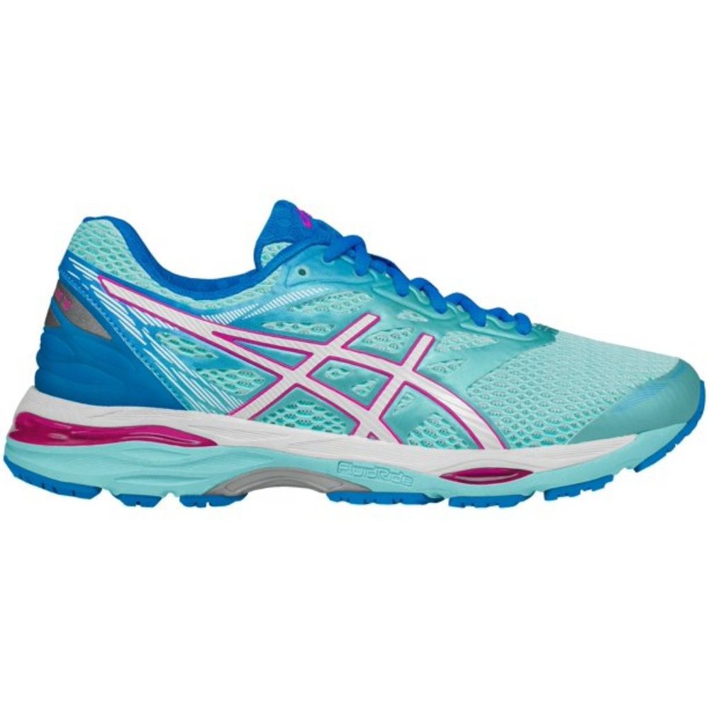 Mint Condition - ASICS Women's GEL-Cumulus 18 Running Shoes (Blue/Pink, 9.5)